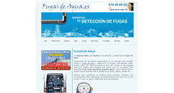 Desktop Screenshot of fugasdeagua.es