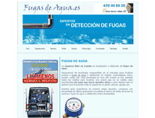Tablet Screenshot of fugasdeagua.es